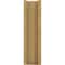 Ekena Millwork 5 1/2-in W x 16-in D x 20-in H Funston Block Rough Cedar Woodgrain TimberThane Outlooker, Primed Tan OUTUR055X16X20FST44RCPR - alternate 4